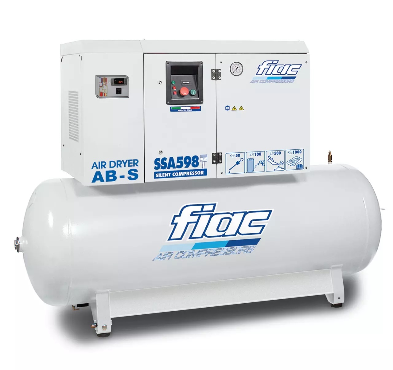 FIAC Kolbenkompressoren SCS SSA Serie - ABECO + zumtech Drucklufttechnik AG