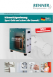 Prospekt Wärmerückgewinnung bei Schraubenkompressoren
