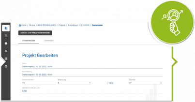 Individuelle Datenkorrektur