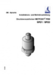 Betriebsanleitung METPOINT PRM SP21/22